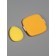 Set of sponge d/makeup 2 pcs: drop, down jacket in the layer case Latex yellow bag QF