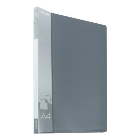 Folder with 30 A4, 600 μm inserts, calligrata, 15 mm, gray-1