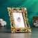 Photo frame "Lace" 10x15cm/22.5x17cm, bronze with gilding