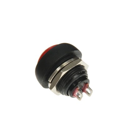 REXANT PBS-33V, 250 V, 1A (2C), ON -OFF, b/fix, Micro, red switch-1