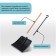 Bucket shovels are plastic, 400 × 415 mm, with a galvanized bar, a tuleyka 32 mm, “Tula”