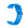 Smart hours strap, 22 mm, silicone, blue