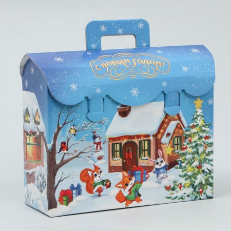 Folding box "Wonderful moments", 22.5 x 9 x 19.5 cm, New Year-1