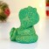 Figure "Snake with a letter" light green, 6x6x5cm