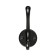 Furniture hook Cappio Line, two -rod, black