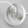 Lamp Bayerlux "rectangle" 1x40W E27 white 16x16x100 cm.