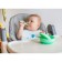 Silicone bib, with a pocket "elephant", color gray color
