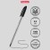 Ballic handle Erichkrause U-108 Classic Stick, a needle node 1.0 mm, black ink black, ultra-soft letter