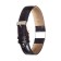 Watch strap, male, 20 mm, genuine leather, black