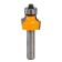 Clampicon Encor 46233, Komovic, on wood, D = 8 mm, R = 4.8 mm, 22.3 x 13 mm 13 mm