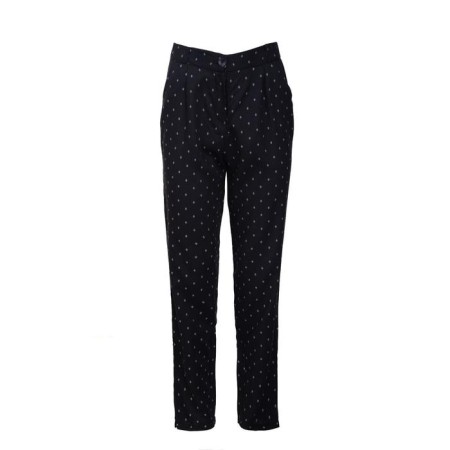 Pants Women's Chinos Minaku: Green Trend Black Color, Rr. 46-7