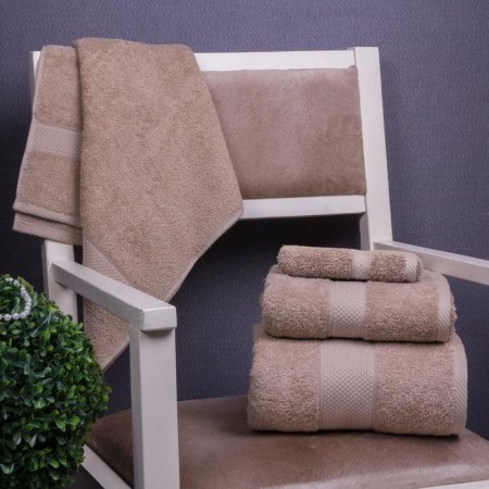 Tricks Arya Home Miranda Soft, 500 gr, size 70x140 cm, beige color-17