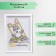Photo frame plastic L-3 21x30 cm white (plastic screen)
