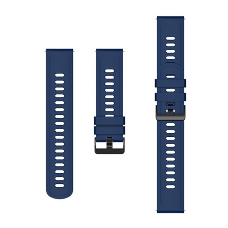 Smart hours strap, 22 mm, silicone, dark blue-2