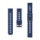 Smart hours strap, 22 mm, silicone, dark blue