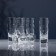 Set of crystal stops for wine, 50 ml, 6 pcs