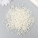 Set of beads "needlework" plastic, diameter 4 mm, 25 g, milk