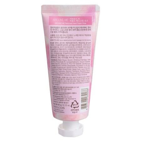 Hand Cream Welcos Perfumed Hand Cream Rose, 60 g-1