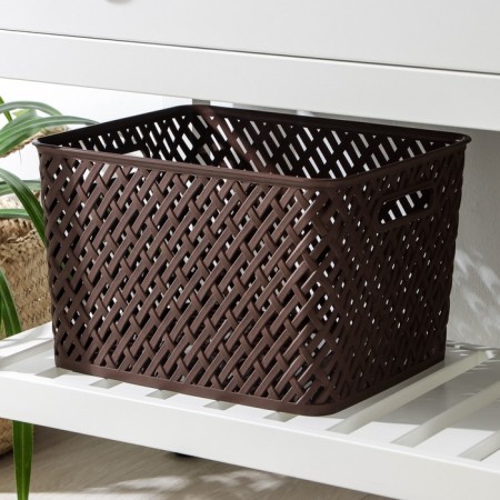 Storage basket "Book", 34.5 × 30 × 22.5 cm, brown color-1