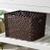 Storage basket "Book", 34.5 × 30 × 22.5 cm, brown color