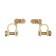 Battery "Glavdor", brass, set 2 pcs