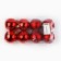 Christmas balls New Year, for the New Year, D = 6 cm, 8 pcs., Red color