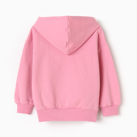 Sweatshirt for girls pink, pink, height 116-3