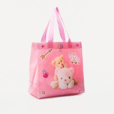Baby bag without fastening, pink color