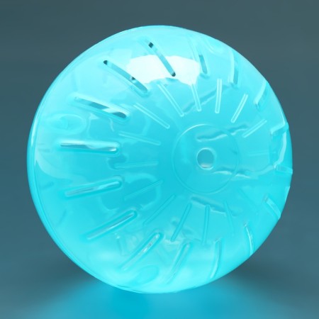 A ball for rodents 12 cm, blue-5