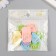 Decor for creativity plastic "Funny forms with balls" MIX 2.3x2.3 cm