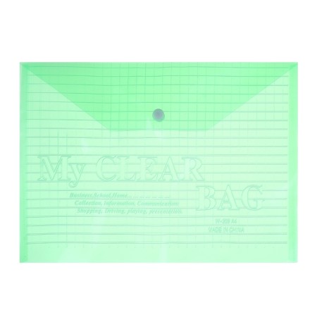 The Convert folder on the button, A4, 140 μm, Calligrata "Cage", tinted, green