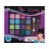Cosmetics set for girls: shadows, brush, applicator