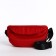 Youth bag with zipper, red color