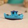 Souvenir ship "Fisherman" 5cm, mix