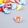 A set of buttons of decorative plastic "Butterfly" set of 20 pcs 1.5x1.5 cm mix