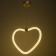 Lamp Bayerlux "Heart" LED 36W gold 46x6x35-120 cm