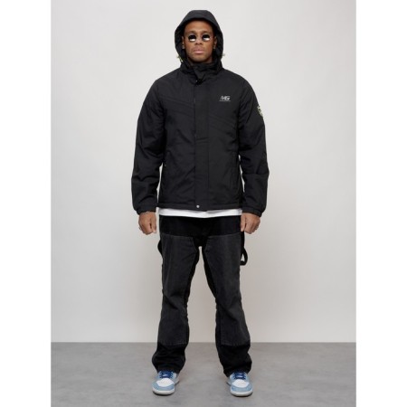 Sports male jacket, size 52, black color