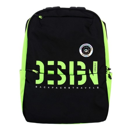 Youth backpack Grizzly, 43 x 29 x 15 cm, ergonomic back, laptop department-14