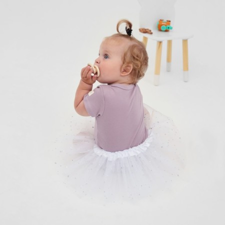 Skirt children's baby I "stars" white, 17 cm-7