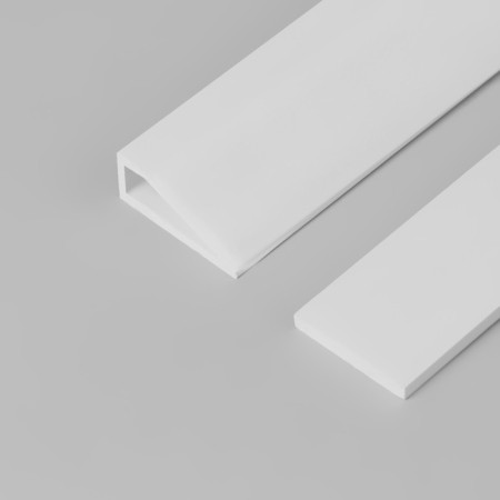 Panel for fastening the curtains Japanese, 90 cm, white color-1