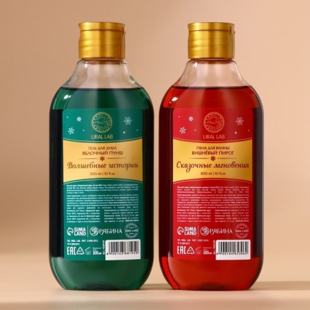Gift set: shower gel and bath foam, 2x300 ml, new year-3