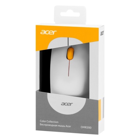 Acer OMR200 Mouse Yellow Optical (1200DPI) wireless USB for laptop (2but)-7