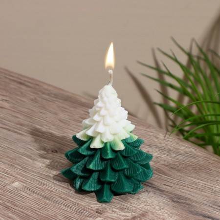 Candle "Christmas tree" 5x5x9.5 cm, soy wax