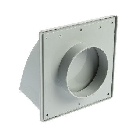 The output of the wall zein, 170 x 170 mm, d = 100 mm, with a check valve, gray-1