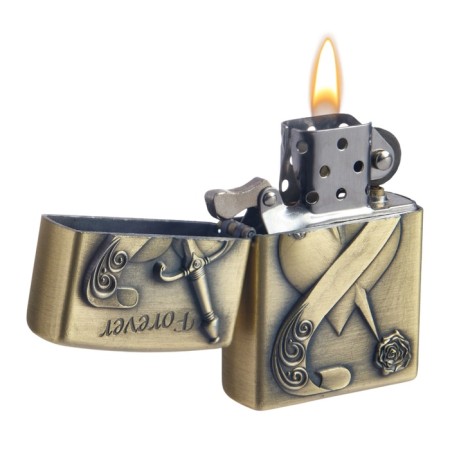 Gasoline lighter "Heart"-1