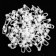 A hook-clip for curtains, large, 25x15x10 mm, d = 8 mm, plastic