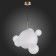 Suspension lamp ST LUCE. SL1133.513.01. Bopone. 1x60 W, E27, 52x52x55 cm, brass color