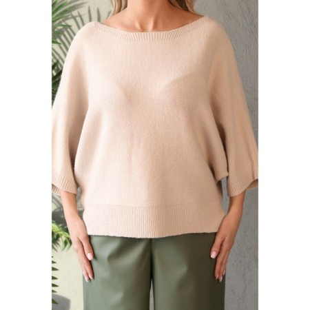 Female jumper, size 42, beige color-2