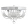 Chandelier 5956/400 CR chrome 4x40W E14 LED PDU 40x40x222cm