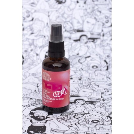 Face tonic, neckline and backs against acne, acne and black dots, 50 ml-2